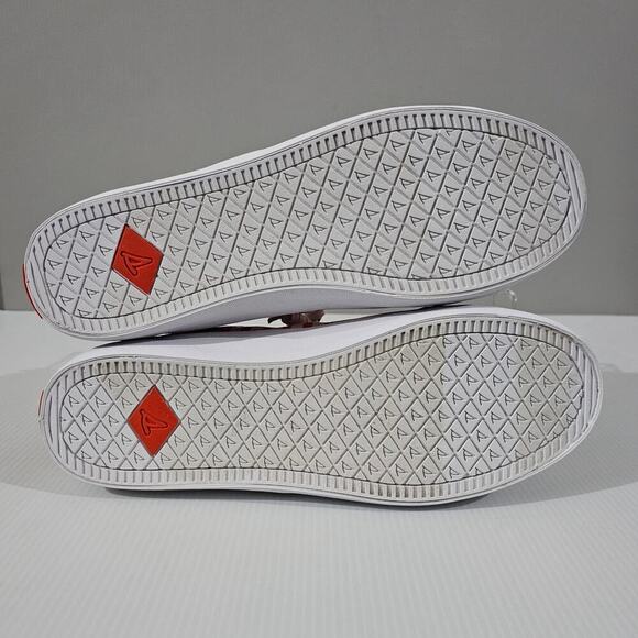 Sperry Red and White Striped Athletic Shoes - Picture 12 of 14